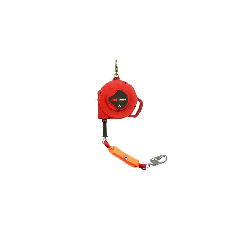 3M Self Retracting 50ft Safety Lifeline - Fall Protection Equipment for Construction, Roofing & Industrial Work (OSHA Compliant) | Perfect for Roofers, Window Cleaners & Tower Climbers