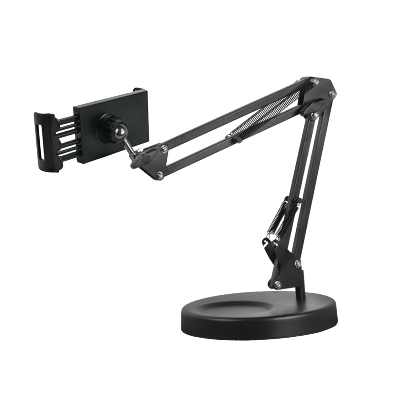ABOOFAN Universal Flexible Phone Holder with 360° Rotatable Ball Neck & Metal Base - Adjustable Desk Stand for iPhone, Samsung, Galaxy - Perfect for Home Office, Video Calls, Watching Movies & Hands-Free Use