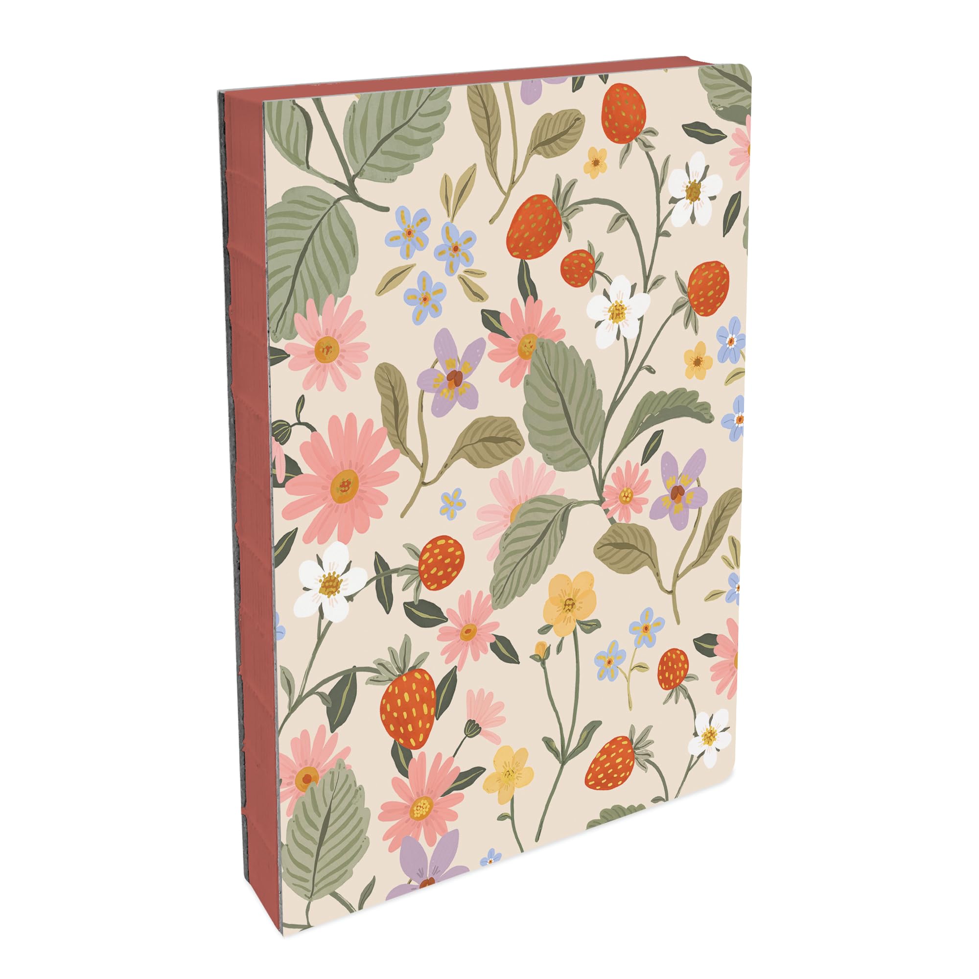 Studio Oh! Medium Coptic Bound Journal - Blossoming Berries Design, 6.5