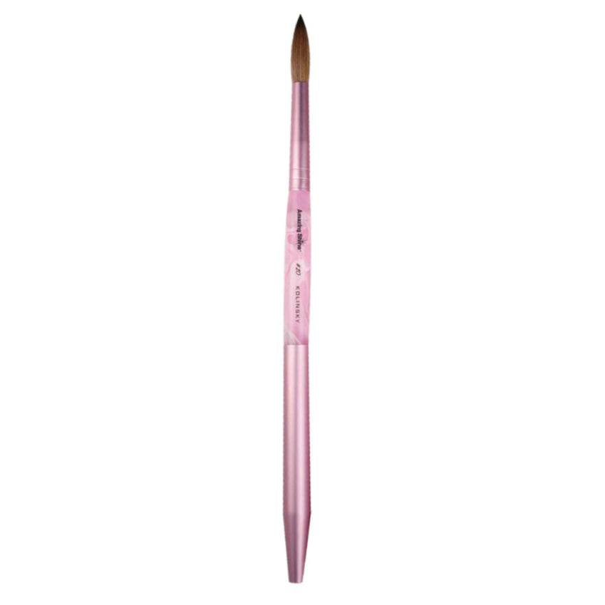 Premium Kolinsky Nail Brush #10 for Salon-Professional Manicures & Pedicures - Perfect for Home Use, Nail Art, and DIY Nail Care