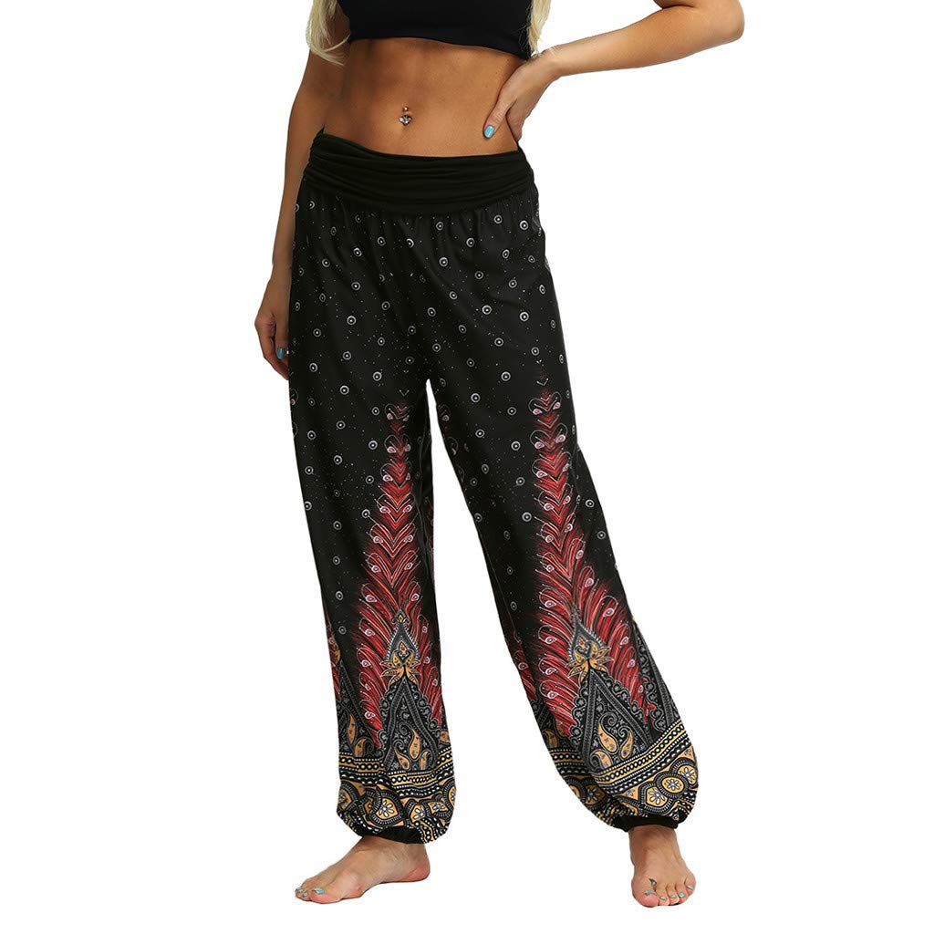 VEZAD Women's Harem Pants - Plus Size Yoga Pants, Solid Color Casual Loose Trousers for Comfort & Style - Perfect for Yoga, Lounge, Travel & Everyday Wear