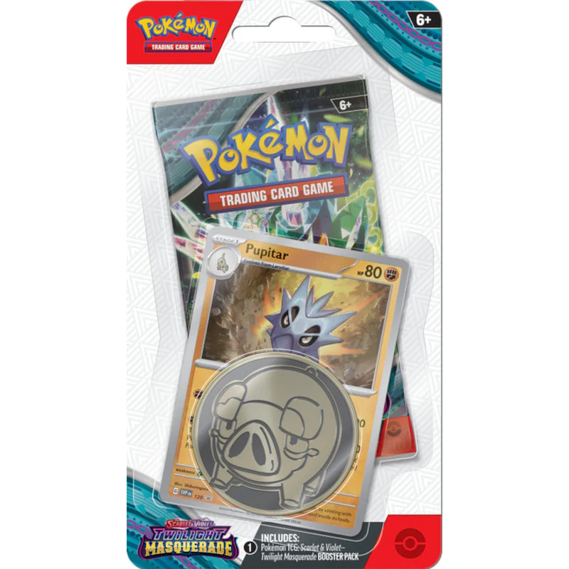Pokemon Twilight Masquerade Trading Card Game Single Pack Blister - Collectible TCG Booster for Battles & Deck Building | Perfect for Game Nights, Tournaments & Gifts