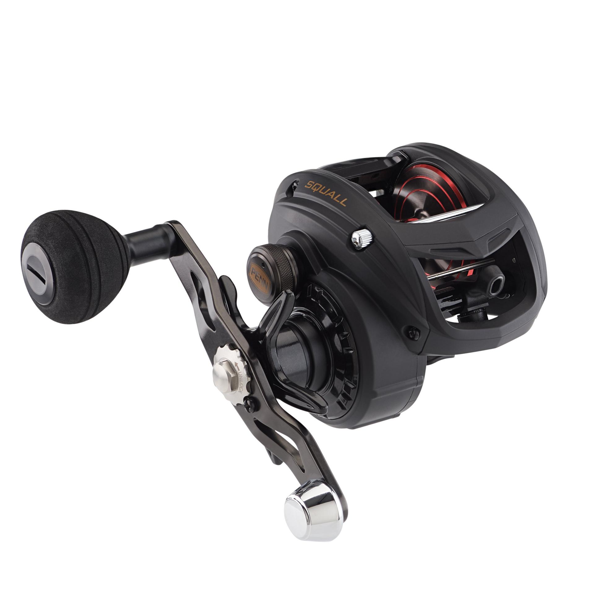 Squall® Baitcast Fishing Reel - High Performance Saltwater & Freshwater Fishing Gear for Bass, Trout, and Walleye - Perfect for Casting, Trolling, and Surf Fishing