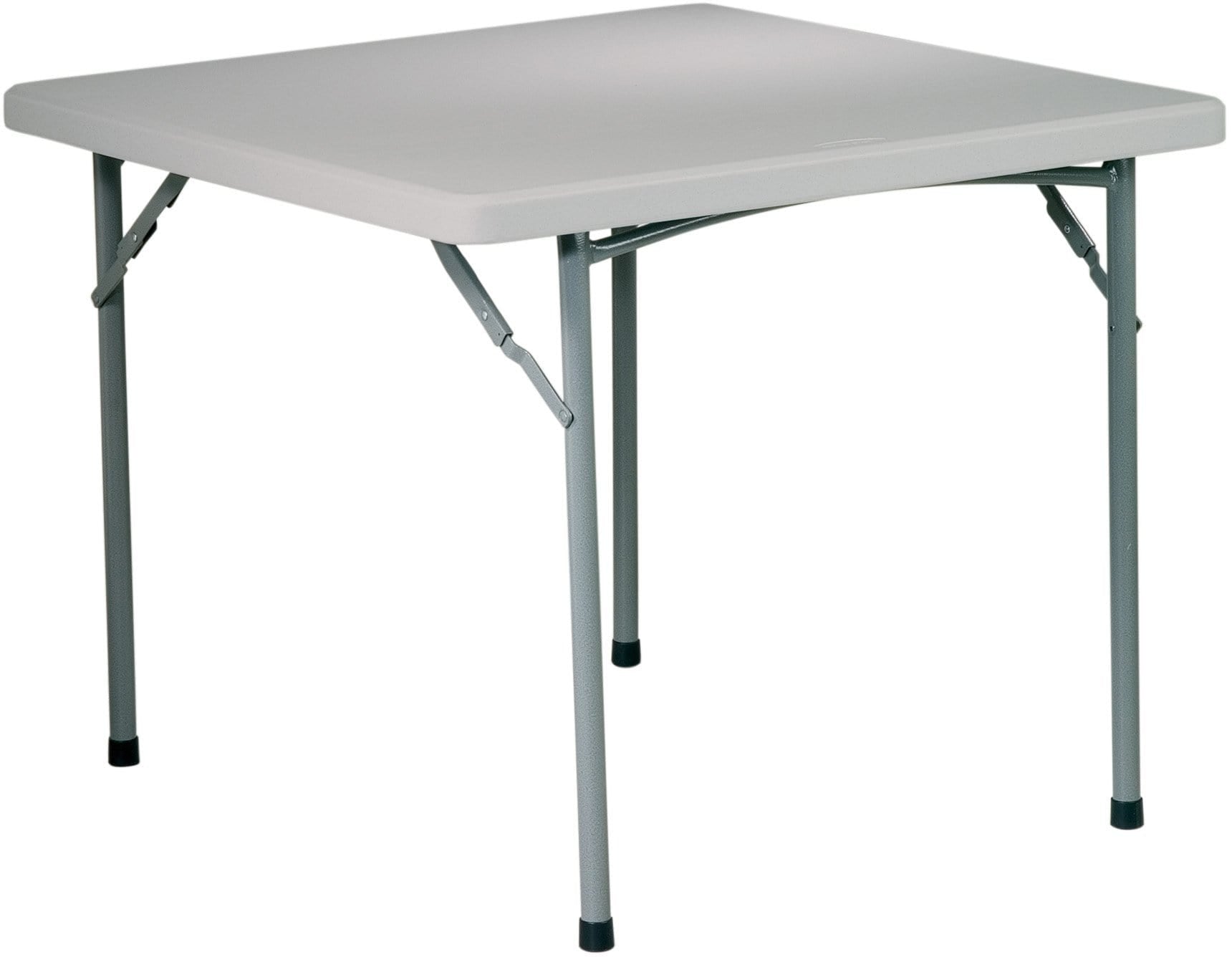 Office Star Work Smart™ 36 Inch Square Resin Table [BT36] - Durable & Lightweight Office Desk for Home Workspace, Conference Room or Outdoor Use