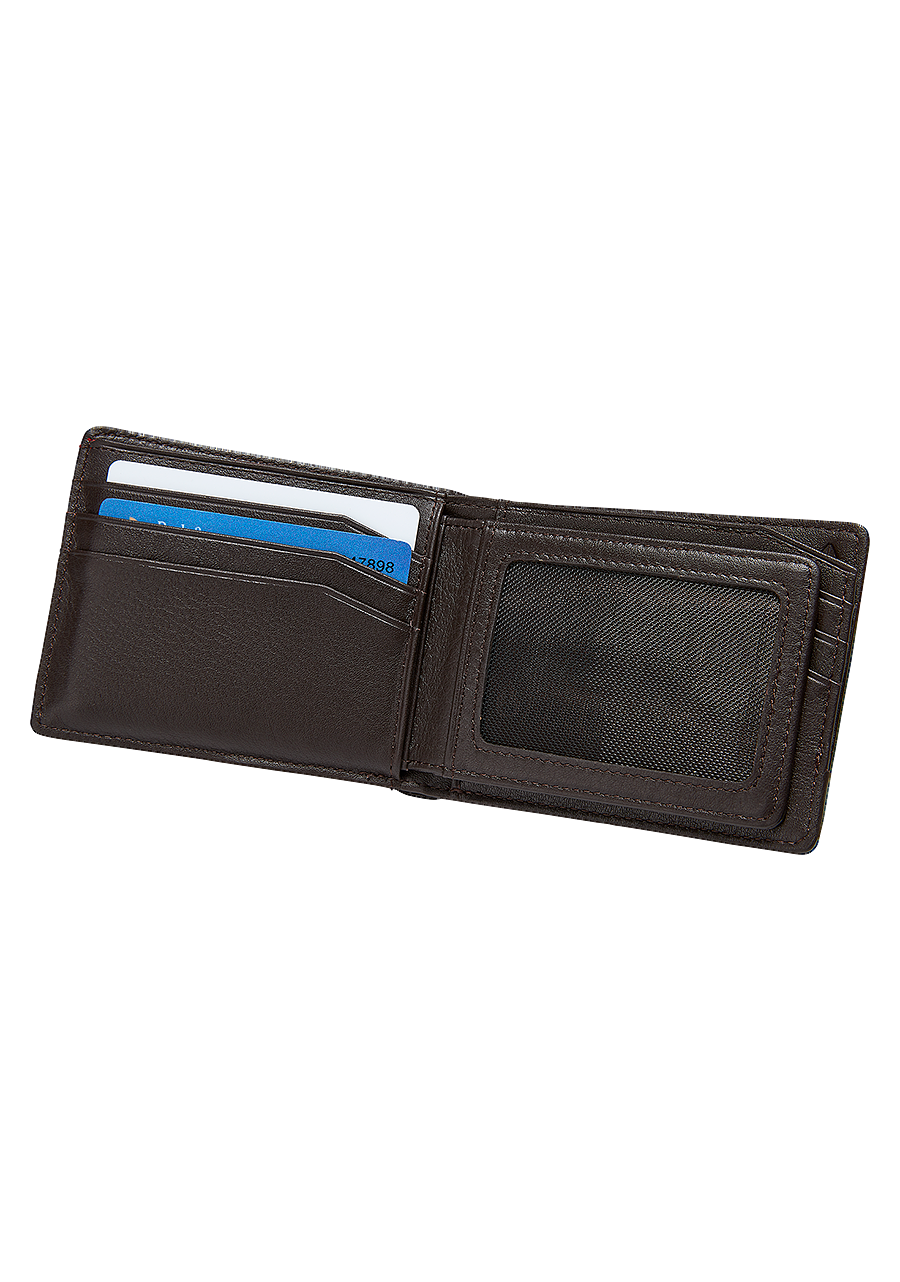 Premium Genuine Leather Wallet for Men - Brown RFID Blocking Bifold Wallet - Perfect for Everyday Use, Travel & Business