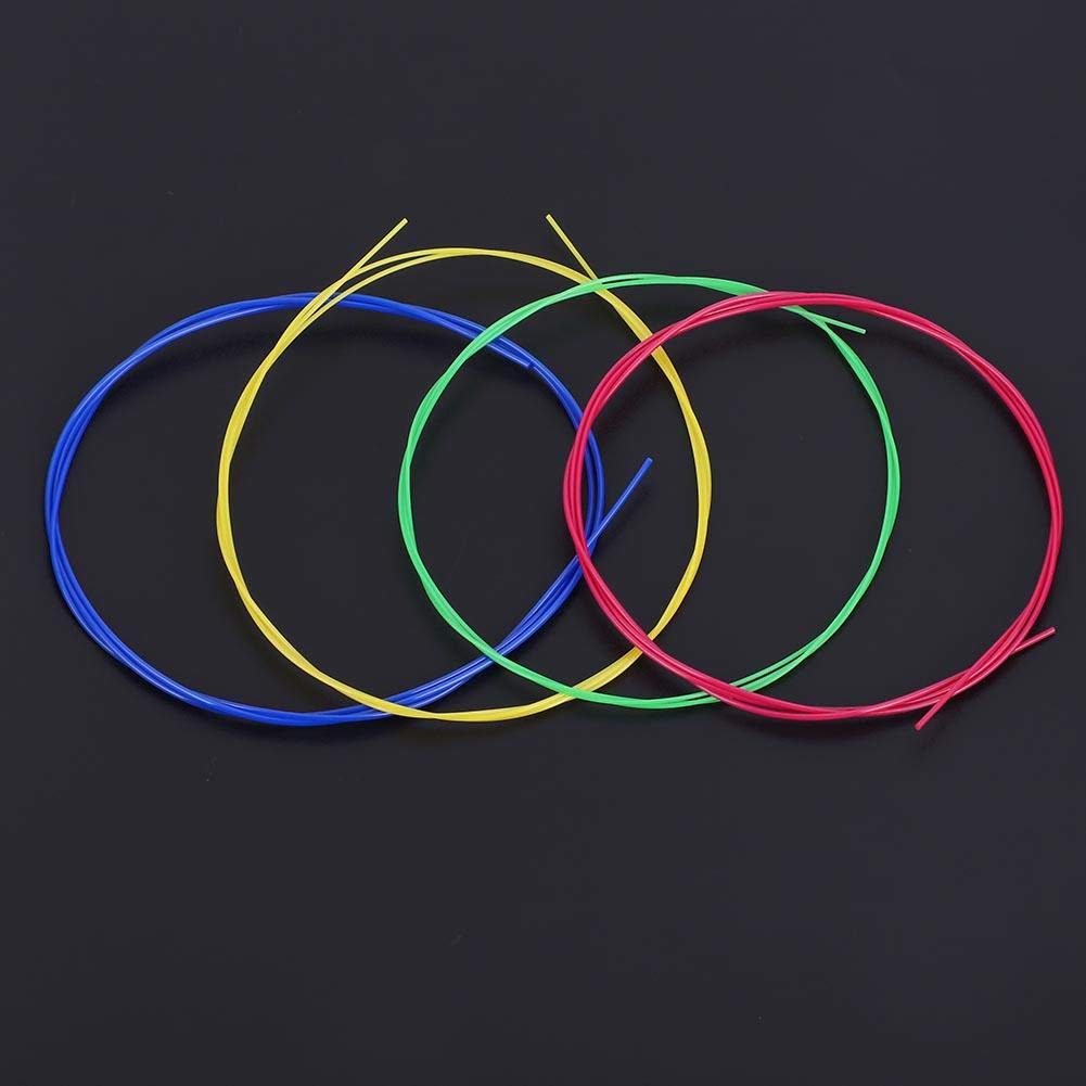 4-Piece Nylon Ukulele Strings Set - Premium Replacement Strings for Soprano/Concert/Tenor Ukuleles - Durable & Warm Tone for Beginners & Professionals - Perfect for Live Performances, Practice & Studio Recording