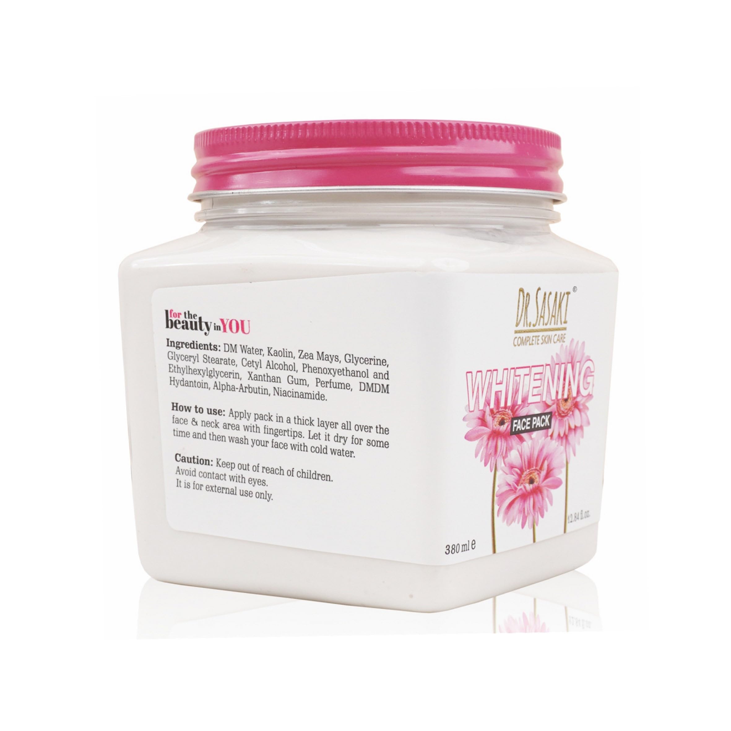 Dr. Sasaki Skin Whitening Face Mask for Women & Men - Brightening Treatment for Acne, Dark Spots & Pigmentation | Natural Skin Tone Balancing | 1 Pack | Perfect for Daily Skincare Routine & Special Occasion Prep