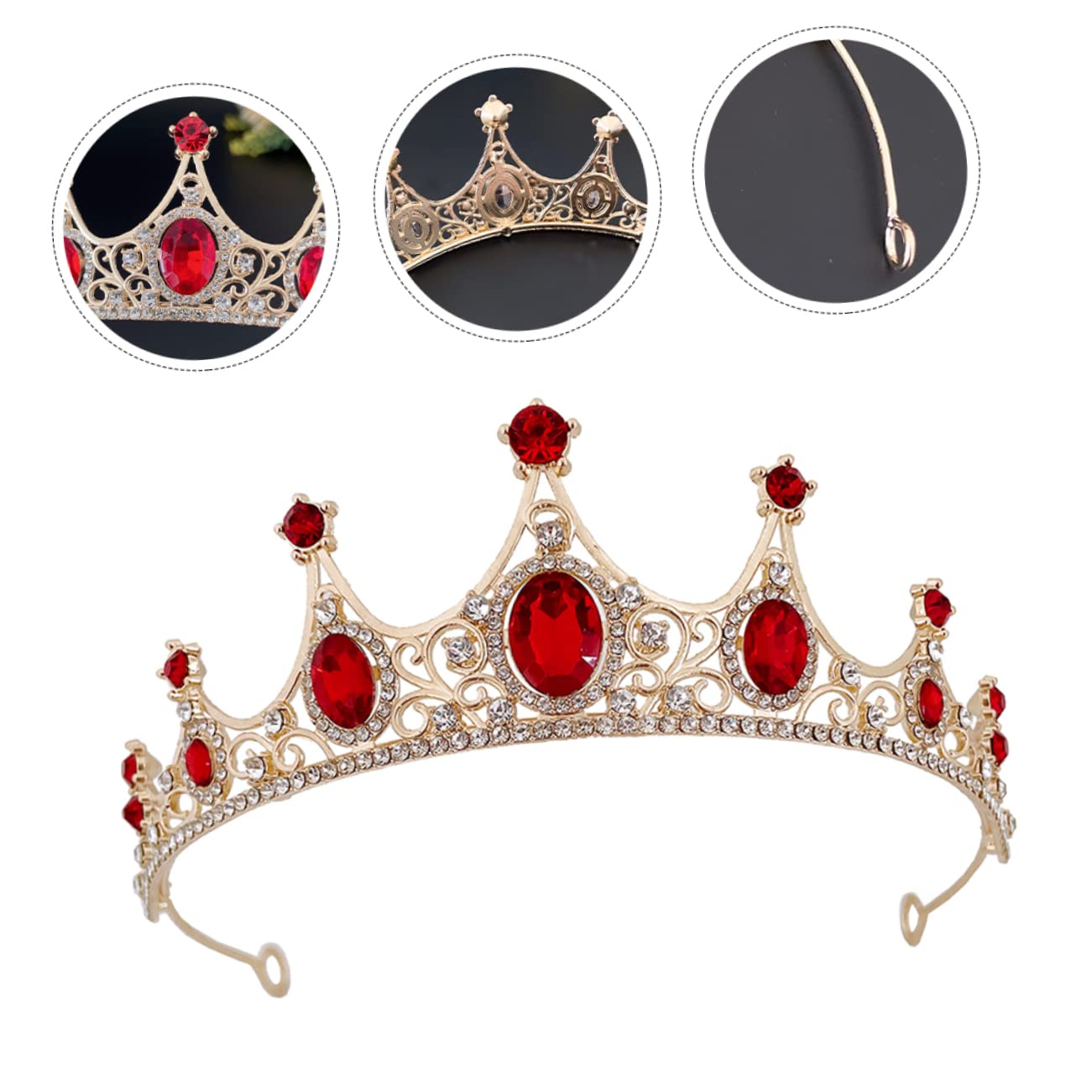Elegant Minkissy Rhinestone Wedding Headband – Bridal Tiara for Guests, Shiny Hair Accessory for Costume Parties & Holiday Events | Perfect for Weddings, Proms, and Special Occasions