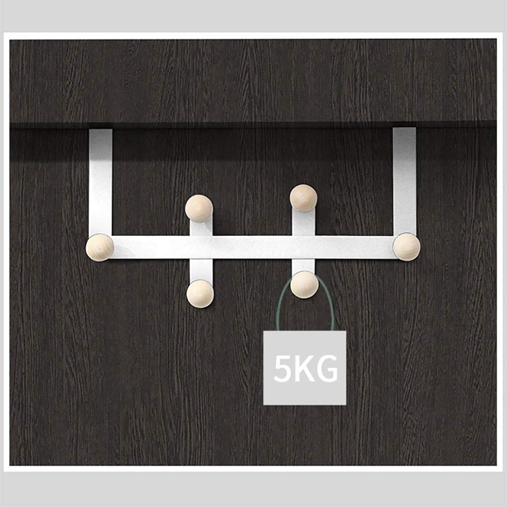 Wall Mounted Door Hook - Space Saving Coat & Towel Rack for Bathroom Storage