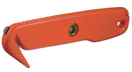 Premium Hook-Style Safety Knife with Fixed Blade & Recessed Edge - Durable Polycarbonate Construction - Ideal for Warehouse, Packaging, and Industrial Use