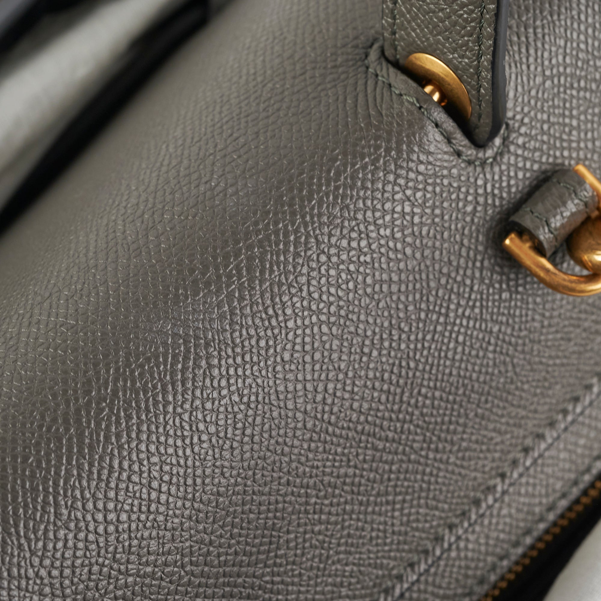 Celine Mini Grey Belt Bag for Women - Stylish Crossbody Shoulder Bag - Perfect for Work, Travel & Everyday Use