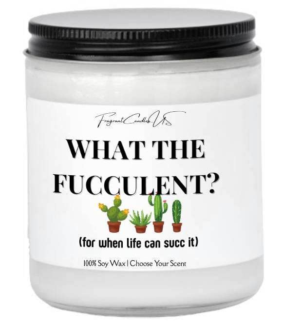 Unique Holiday Gifts for Mom & Wife - Funny Novelty Succulents, Scented Candles & Gag Presents for Women & Men, Perfect for Christmas, Birthdays & Special Occasions