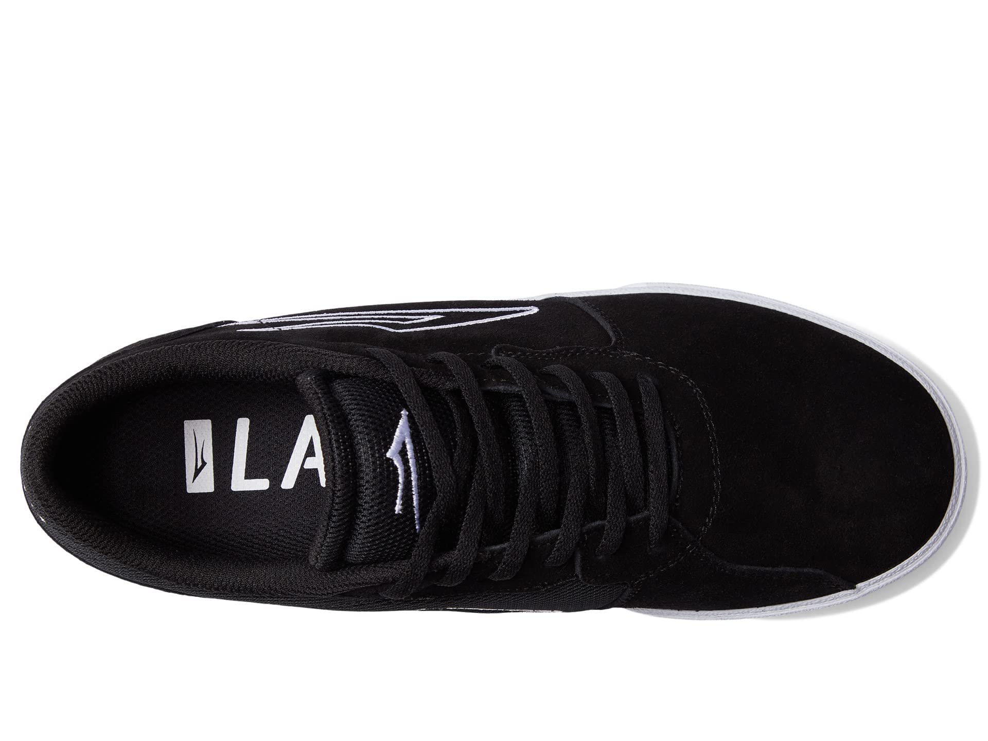 Lakai Cardiff Black Suede Skateboard Shoes for Men - Durable & Stylish Sneakers for Street Skating, Casual Wear & Urban Fashion