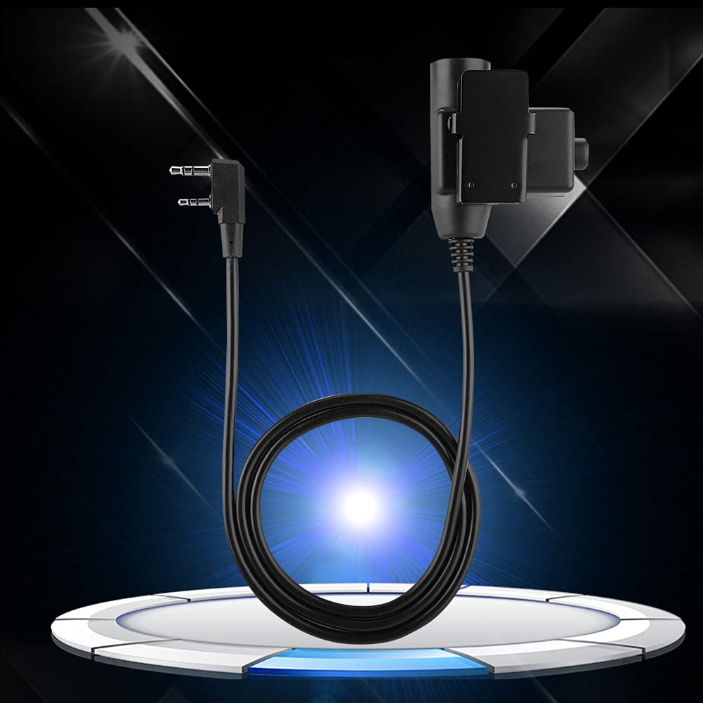MUNEFE 5R Interface Adapter Cable for U94 P Noise Cancelling Tactical Headsets - Compatible with Military, Aviation, and Communication Headsets - Durable and Reliable for Outdoor, Field, and Professional Use
