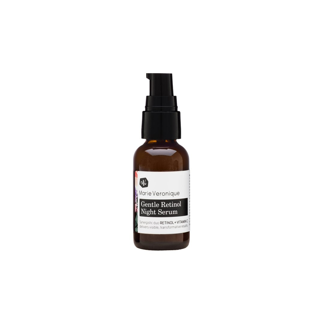 Best Gentle Retinol Night Serum for Anti-Aging & Wrinkle Reduction - Hydrating Face Treatment for Sensitive Skin - Perfect for Nighttime Skincare Routine