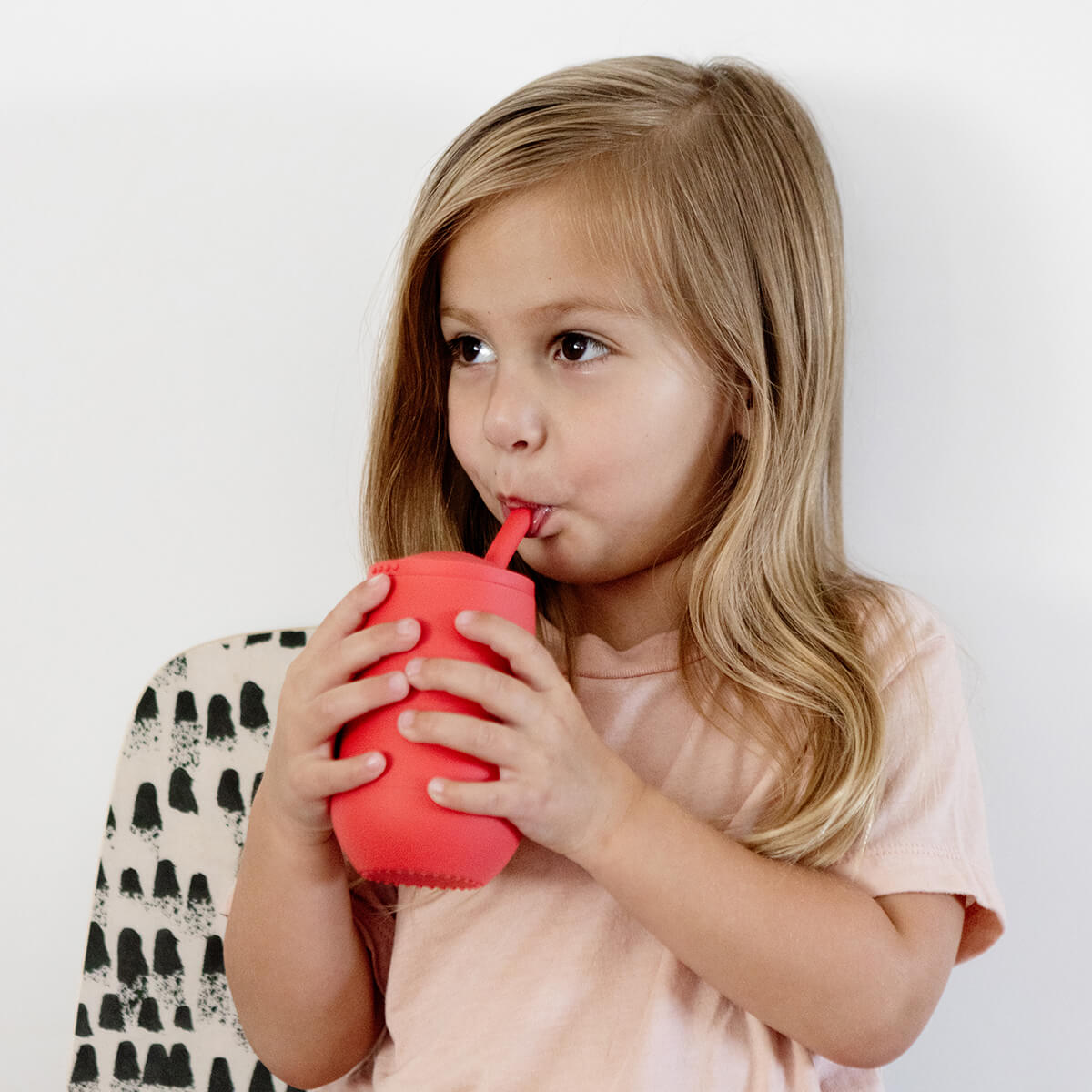 Happy Cup with Straw System - BPA-Free Toddler Open Cup & Straw Drinking Set for Kids 6-24 Months | Ideal for Home, Daycare & Travel Use