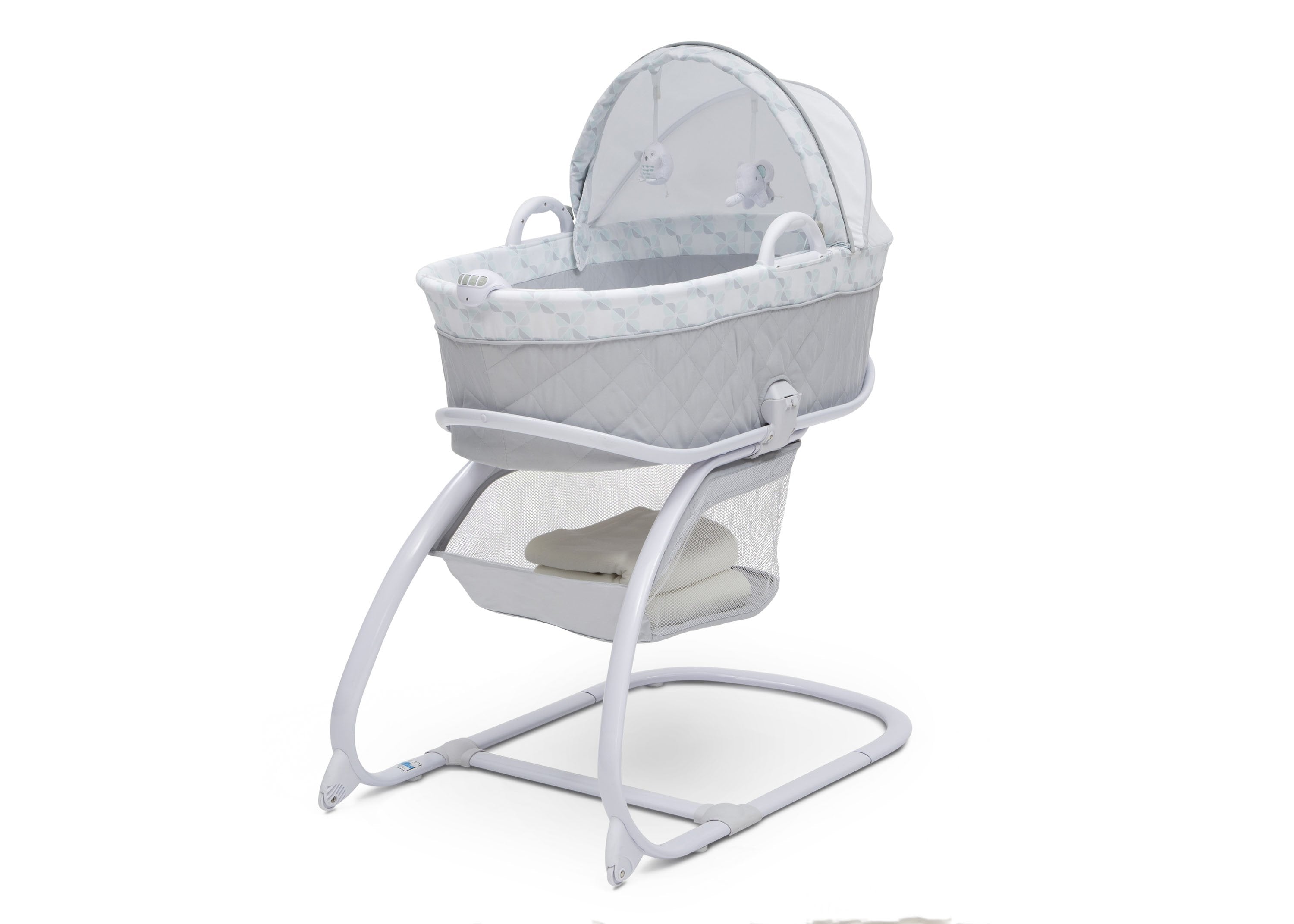 Premium Deluxe Moses Bassinet for Newborns - Portable Baby Crib with Breathable Mesh & Adjustable Canopy - Perfect for Nursery, Bedroom & Travel