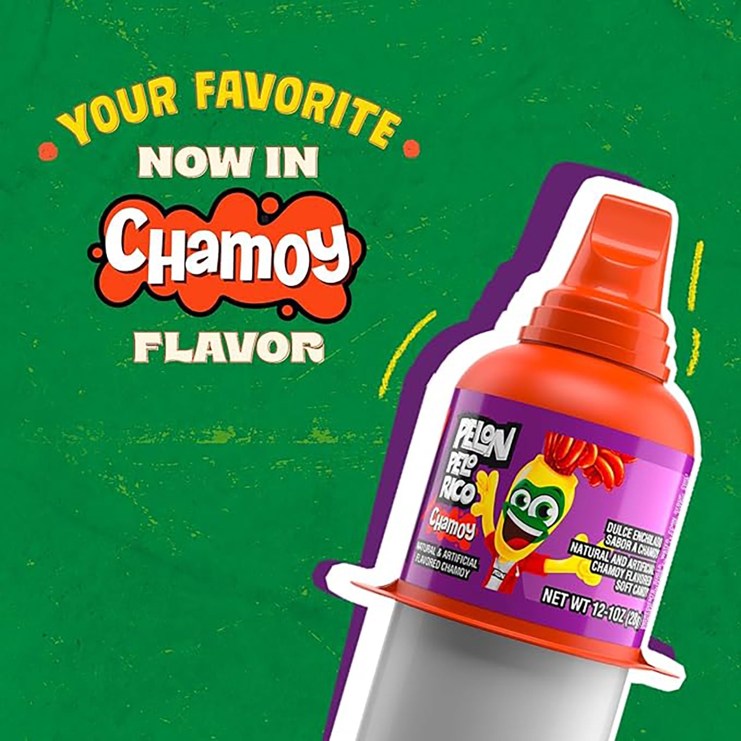 Lorena Pelon Chamoy Bags - 12 Count | Sweet & Spicy Mexican Candy Snacks for Parties, Gifts & On-the-Go Treats