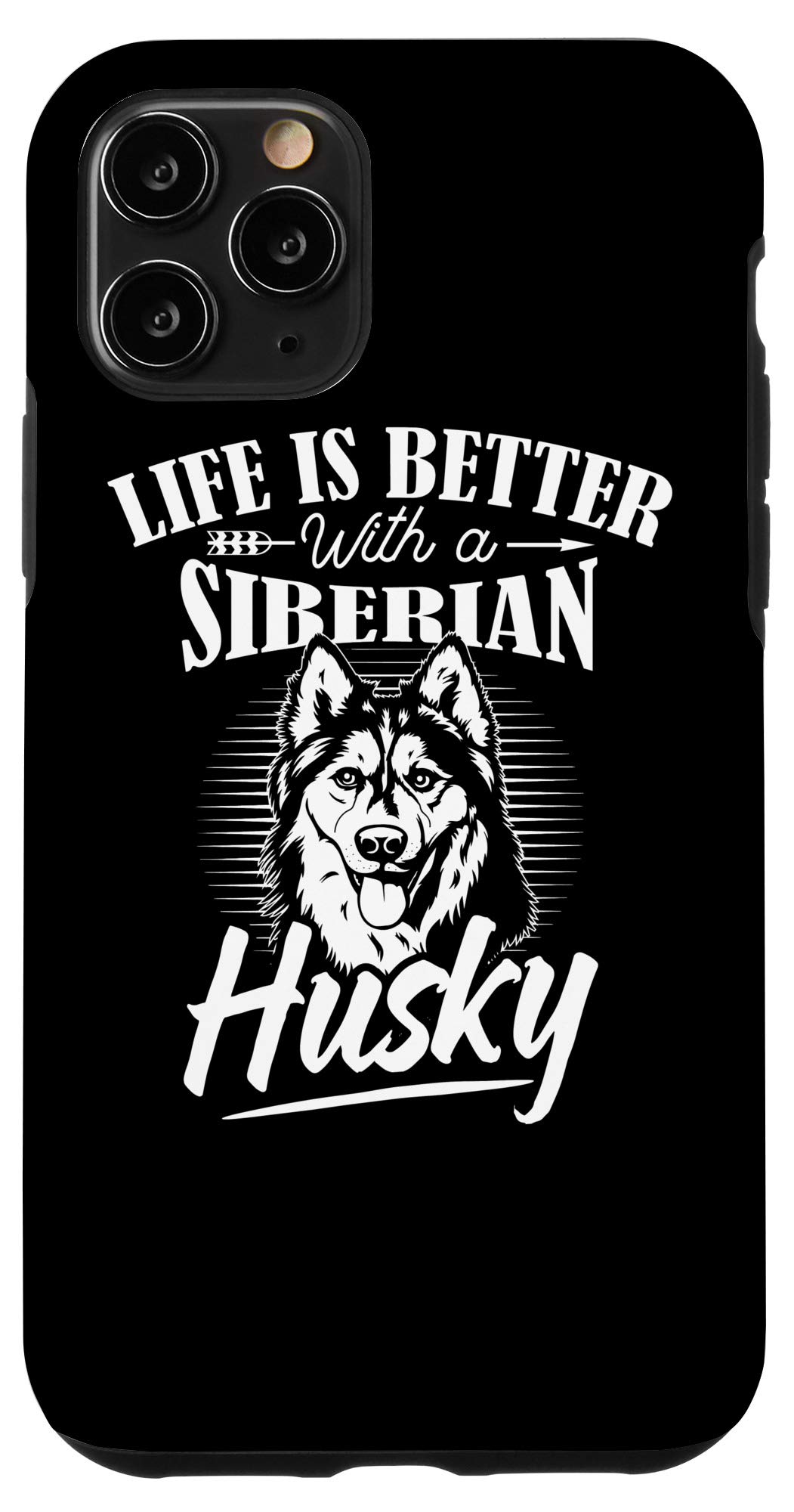 iPhone 11 Pro Case - Husky Themed Protective Cover for Dog Lovers | Cute Husky Dog Accessories Gift | Perfect for Everyday Use, Travel & Work