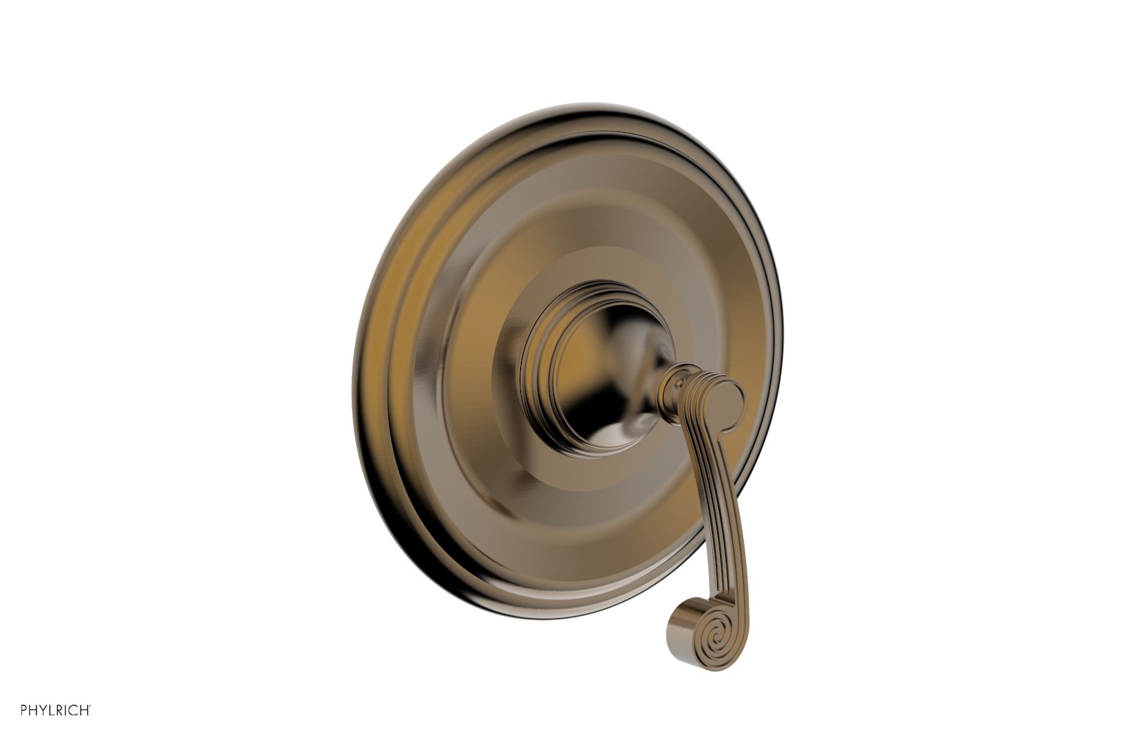 3RING Thermostatic Shower Trim Kit with Curved Lever Handle - DTH206 - Perfect for Modern Bathroom Renovations & Spa-Like Shower Experience