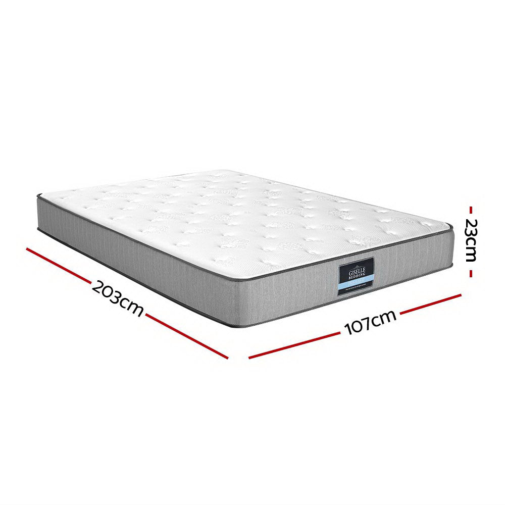Extra Firm Leera Series Tight Top Mattress 23CM Thick King Single - Premium Support for Back Pain Relief & Pressure Relief, Ideal for Side, Back & Stomach Sleepers, Perfect for Guest Rooms & Dormitories
