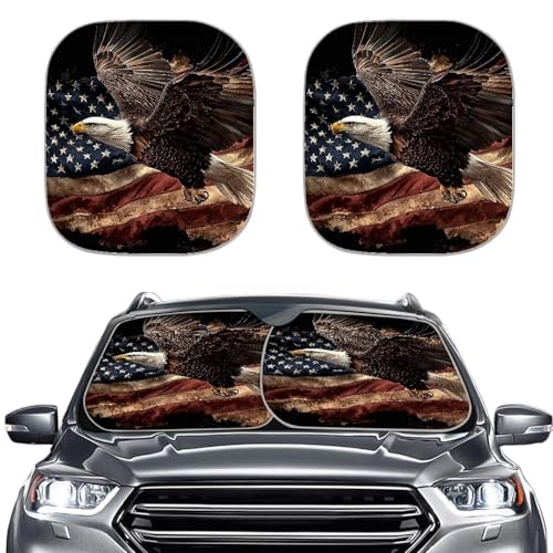 Bold Eagle American Flag