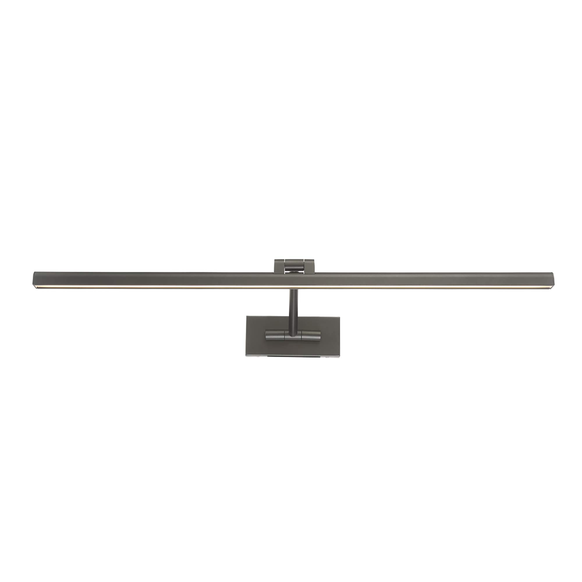 WAC Lighting dweLED Reed 33-inch Adjustable LED Picture Light 3000K Black - Perfect for Artwork, Gallery Walls & Home Decor Illumination