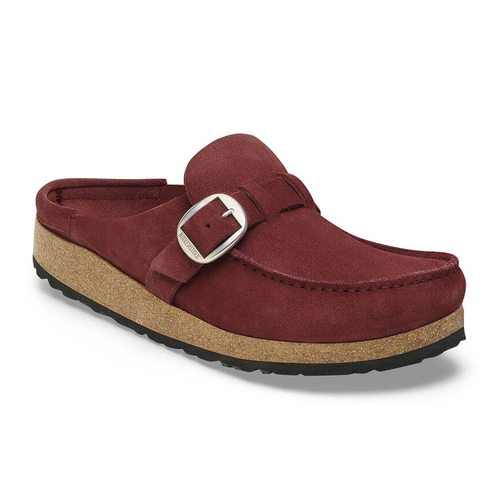 Birkenstock Buckley Narrow Clog for Women - Zinfandel Suede Comfort Shoes | Perfect for Casual Wear, Home & Office