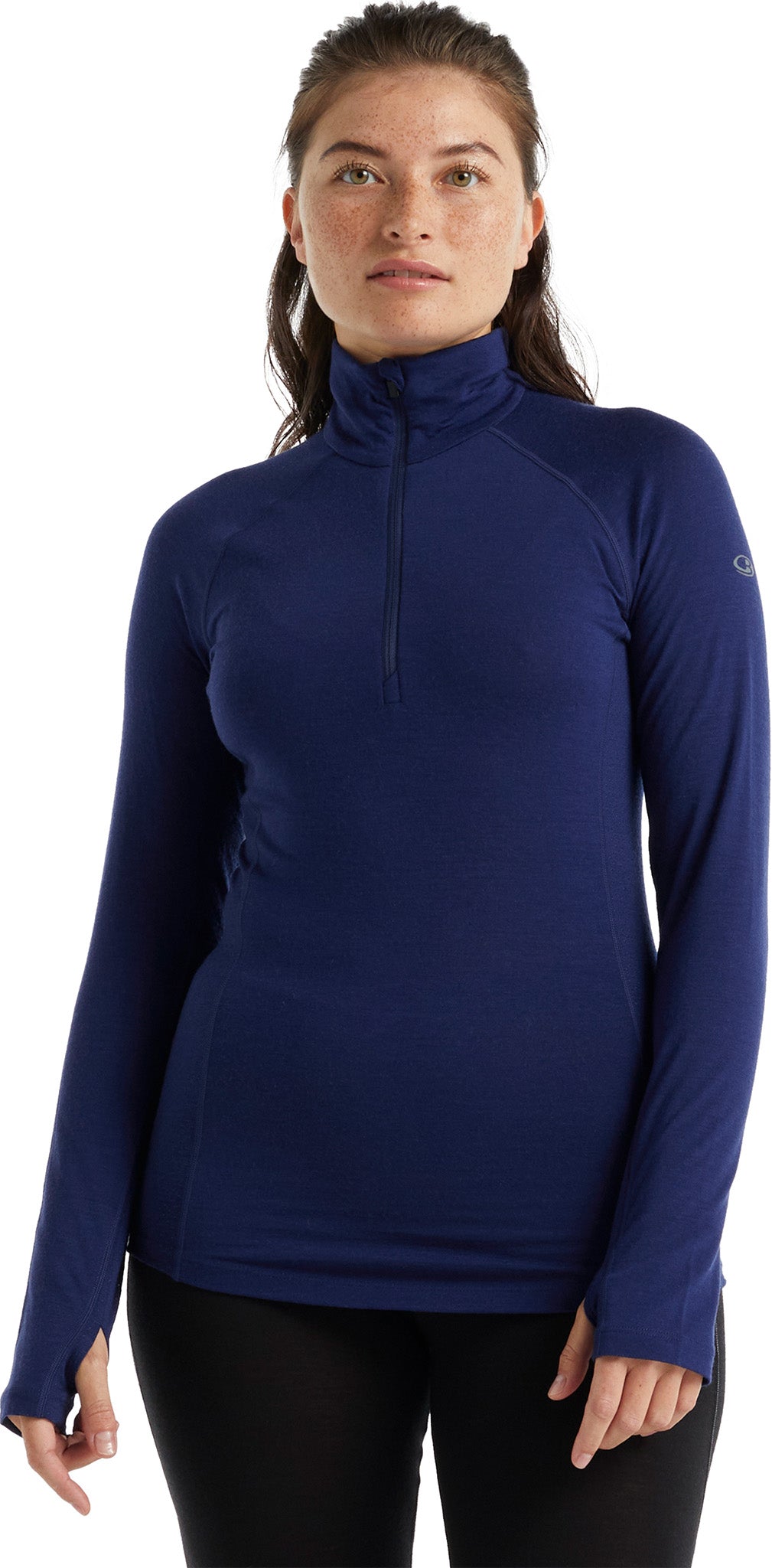 150 Zone LS Half Zip Baselayer for Women - Thermal Long Sleeve Base Layer with Moisture Wicking Technology - Perfect for Cold Weather Hiking, Skiing & Outdoor Activities