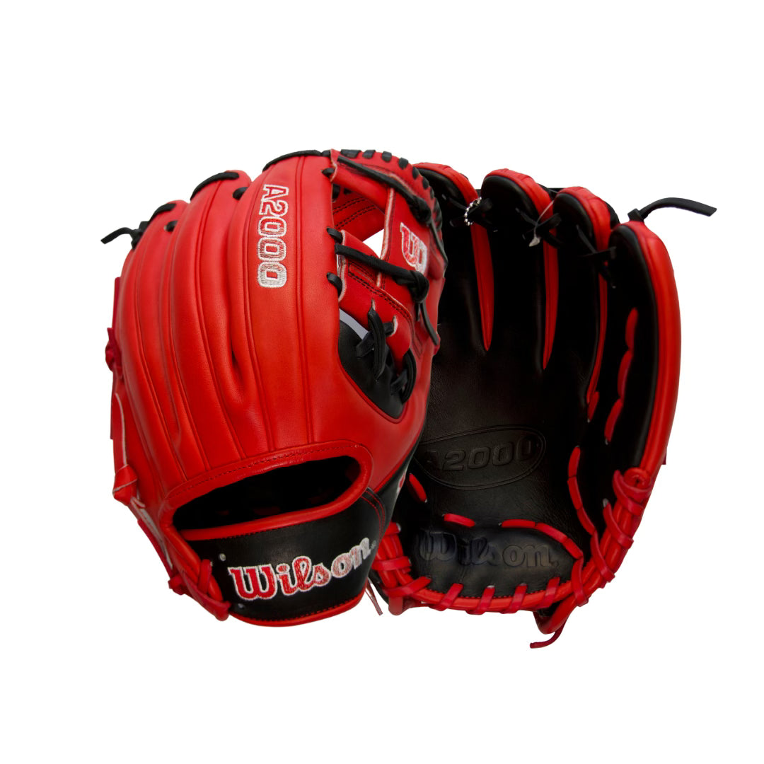 Wilson A2000 1786 BRED 25 11.5 Inch Infield Baseball Glove - Premium Leather Baseball Mitt for Infielders, Fast-Pitch & Slow-Pitch Games, Practice & Training