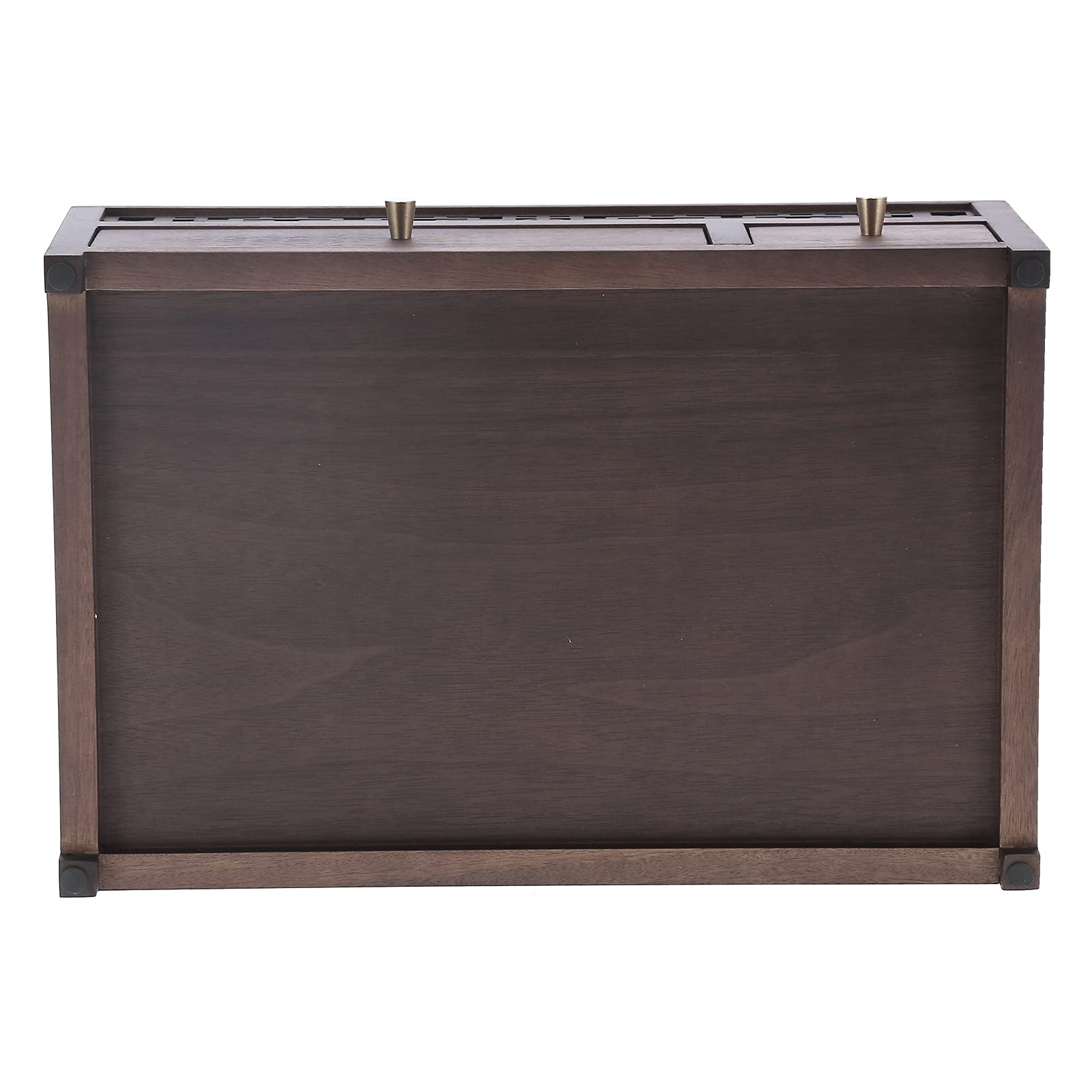 Alvinlite Wooden Tea Storage Box - Compact Organizer for Tea Cakes & Accessories - Perfect for Home & Office Use