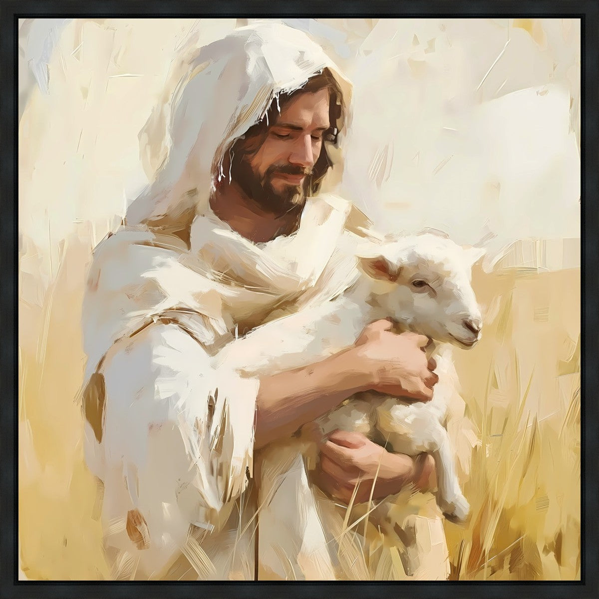 Shepherd of My Soul Gallery Wrap Canvas - Inspirational Christian Wall Art for Home, Church & Office Decor - Perfect for Living Room, Bedroom & Prayer Space