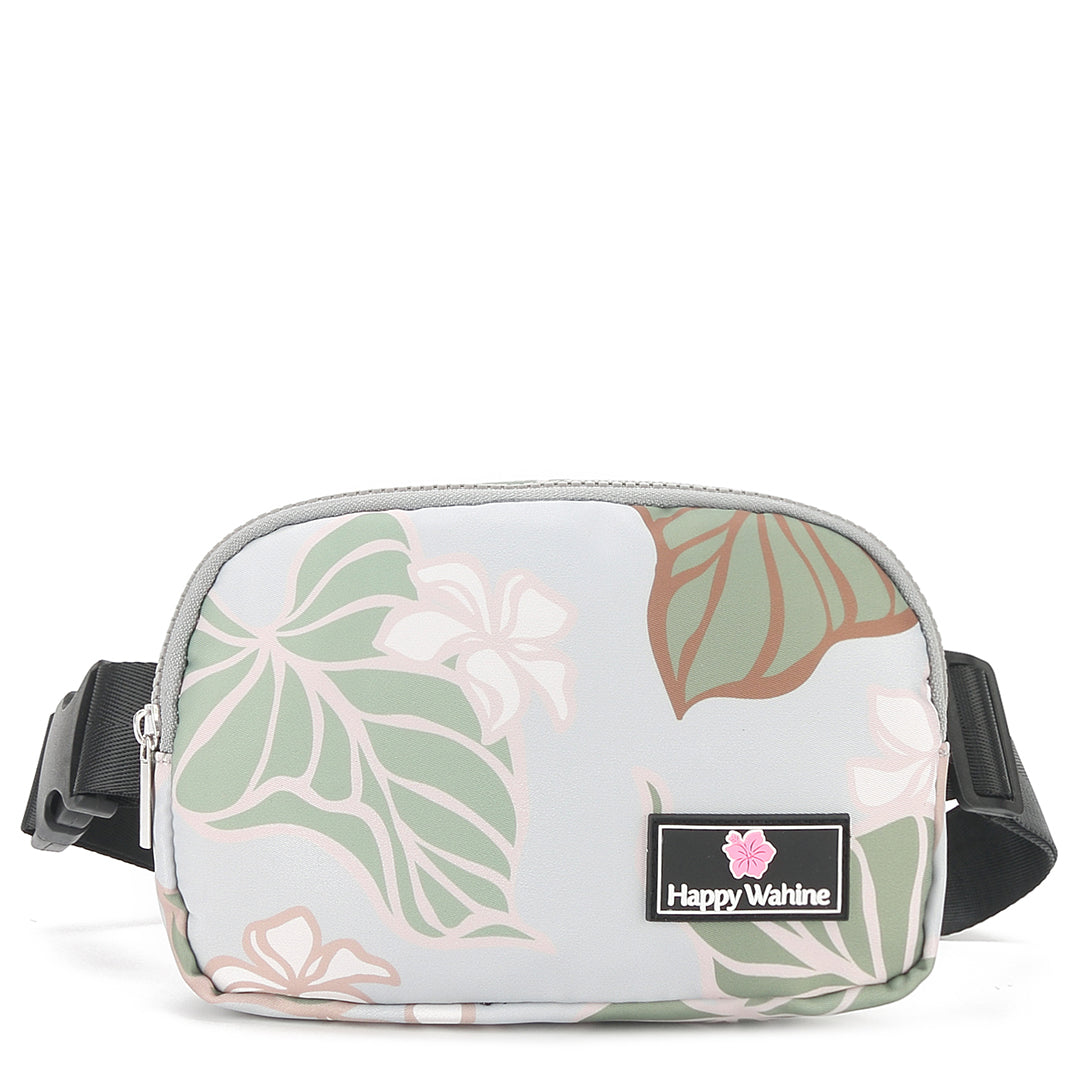 Jenna Kalo Grey Belt Bag for Women - Stylish Crossbody Fanny Pack for Travel, Running, and Everyday Use