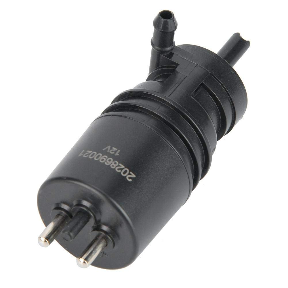 Aramox Headlight Washer Pump 2028690021 - Compatible with Mercedes W201 W123 W124 W126 W129 - High Performance Car Windshield & Headlight Cleaning System - Perfect for Night Driving and Winter Road Maintenance