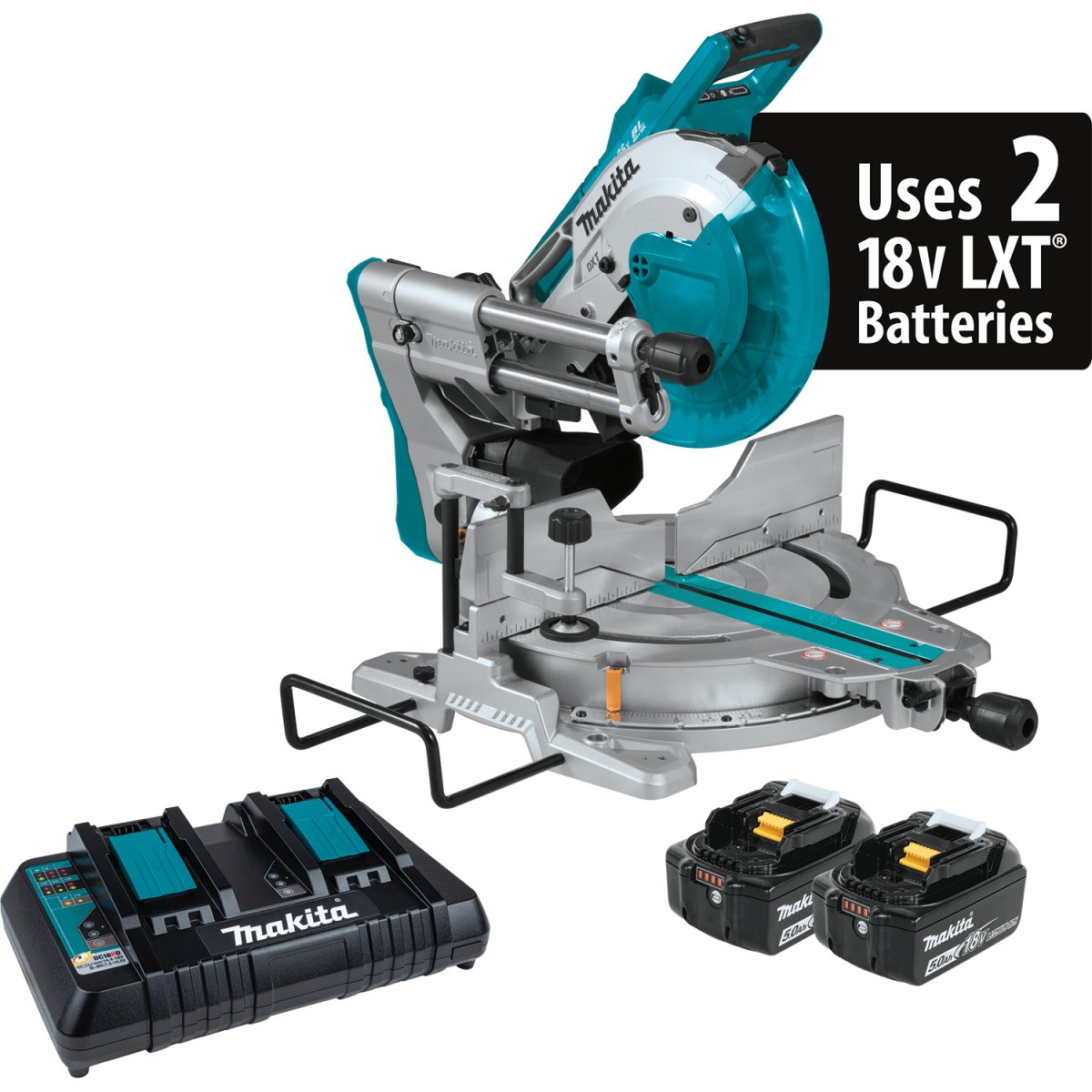 36V (18V X2) LXT® Brushless Cordless 10-Inch Dual-Bevel Sliding Compound Miter Saw with Laser Guide - Perfect for Woodworking, Carpentry, and DIY Home Improvement Projects