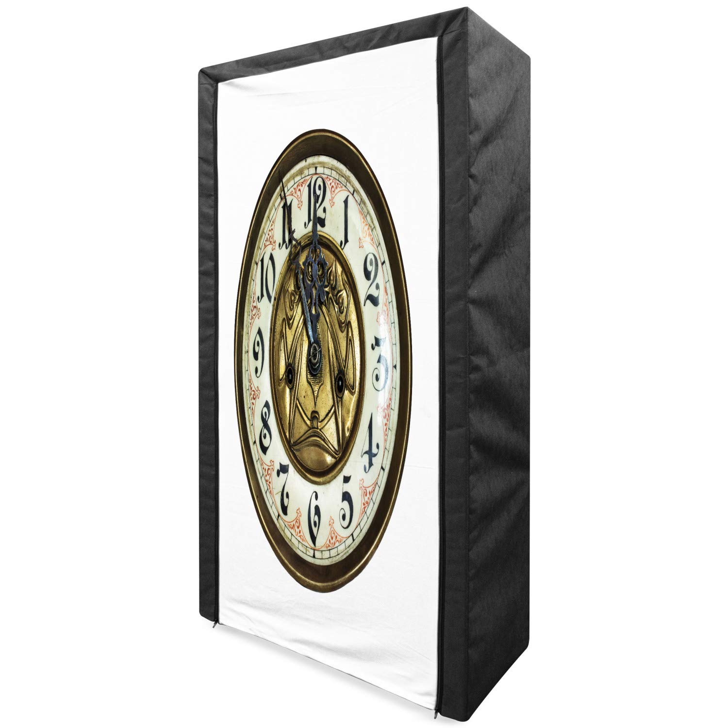 Ambesonne Vintage Style Portable Fabric Wardrobe - 33.5