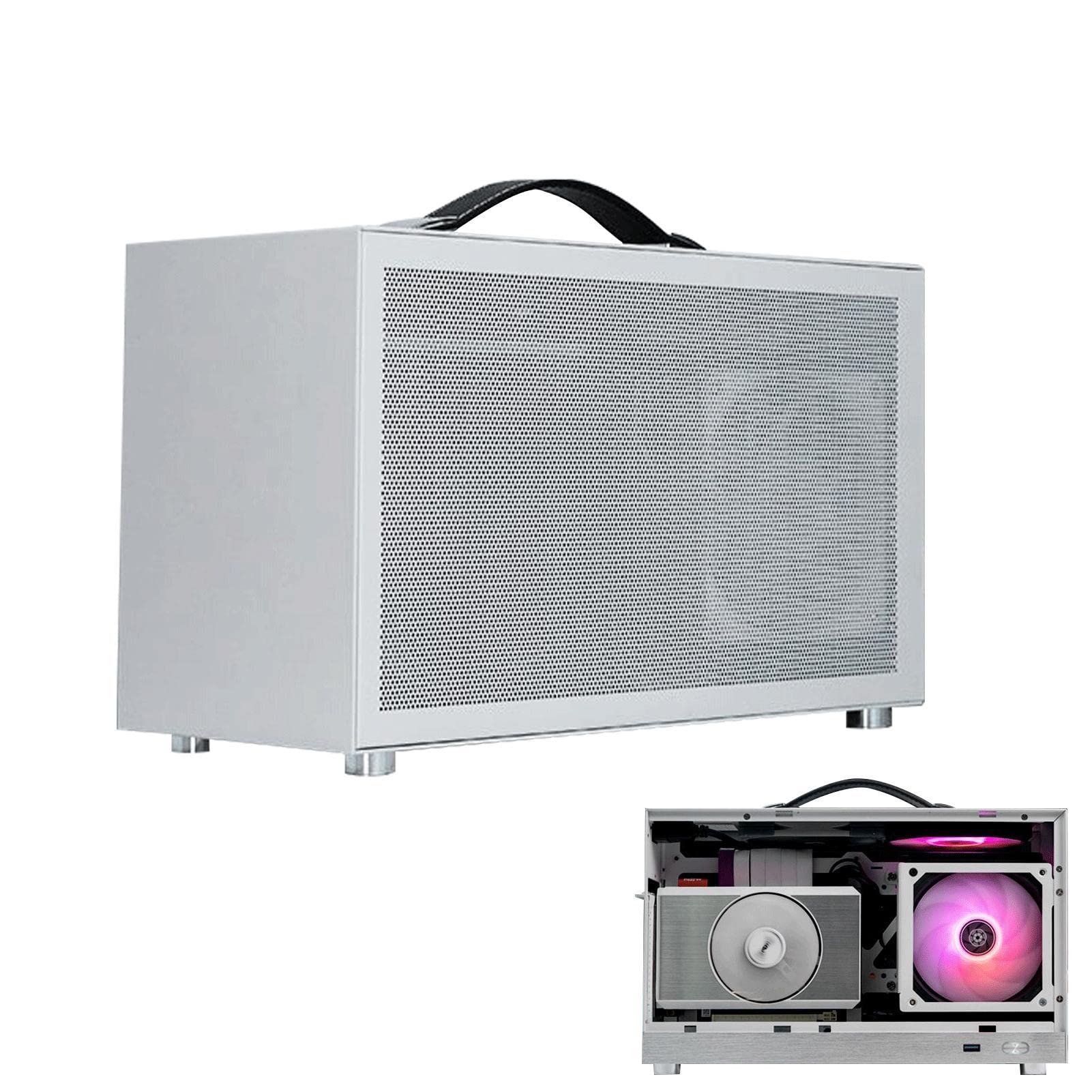 Mid Tower PC Case with Electrostatic Protection & Included Fans - Large Expansion Computer Host Case for Various Mainstream Configurations | Ideal for Gaming, Workstation & Home Office Setups