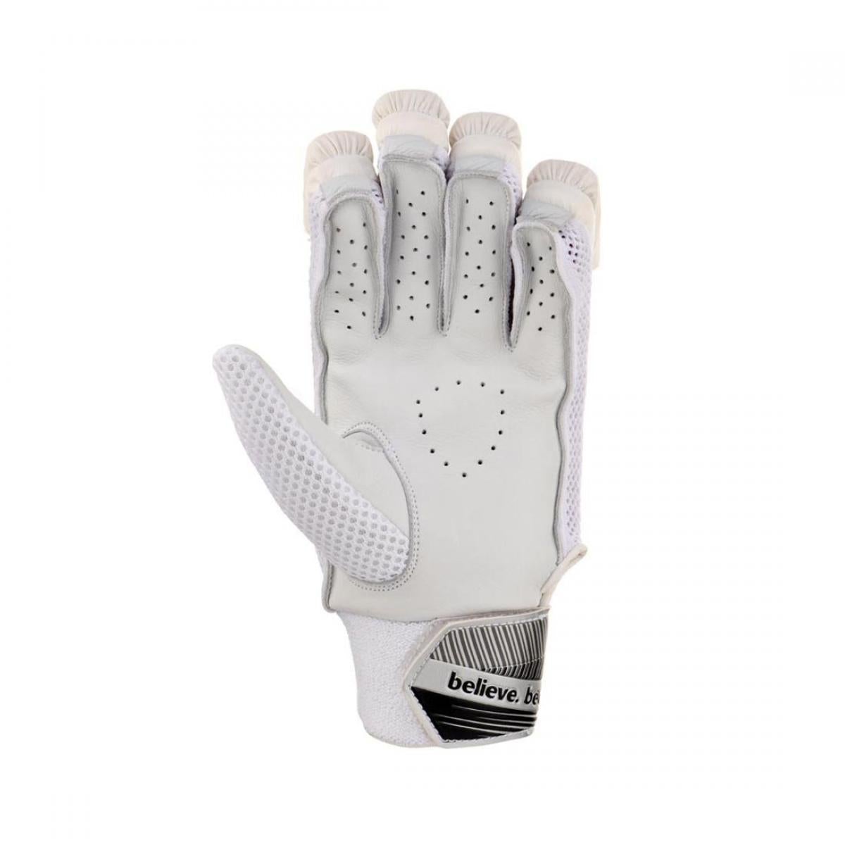 SG Litevate White Cricket Batting Gloves - Professional Grade Cricket Gloves for Men & Women - Perfect for Practice, Training & Matches
