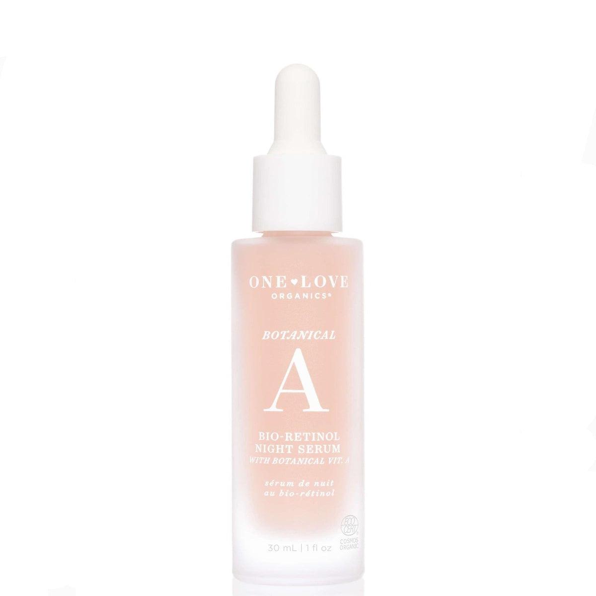 Botanical A Bio Retinol Night Serum - Anti-Aging Face Serum for Wrinkles & Fine Lines | Organic Skincare for Nighttime Use