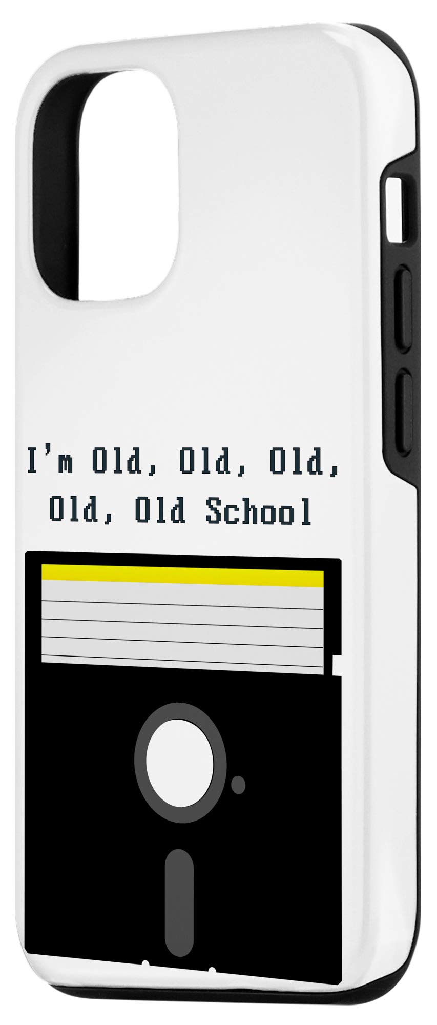 iPhone 12/12 Pro Vintage Computer Nerd Case - Funny Old School Design for Tech Lovers - Perfect Birthday Gift for Computer Geeks & Retro Tech Enthusiasts