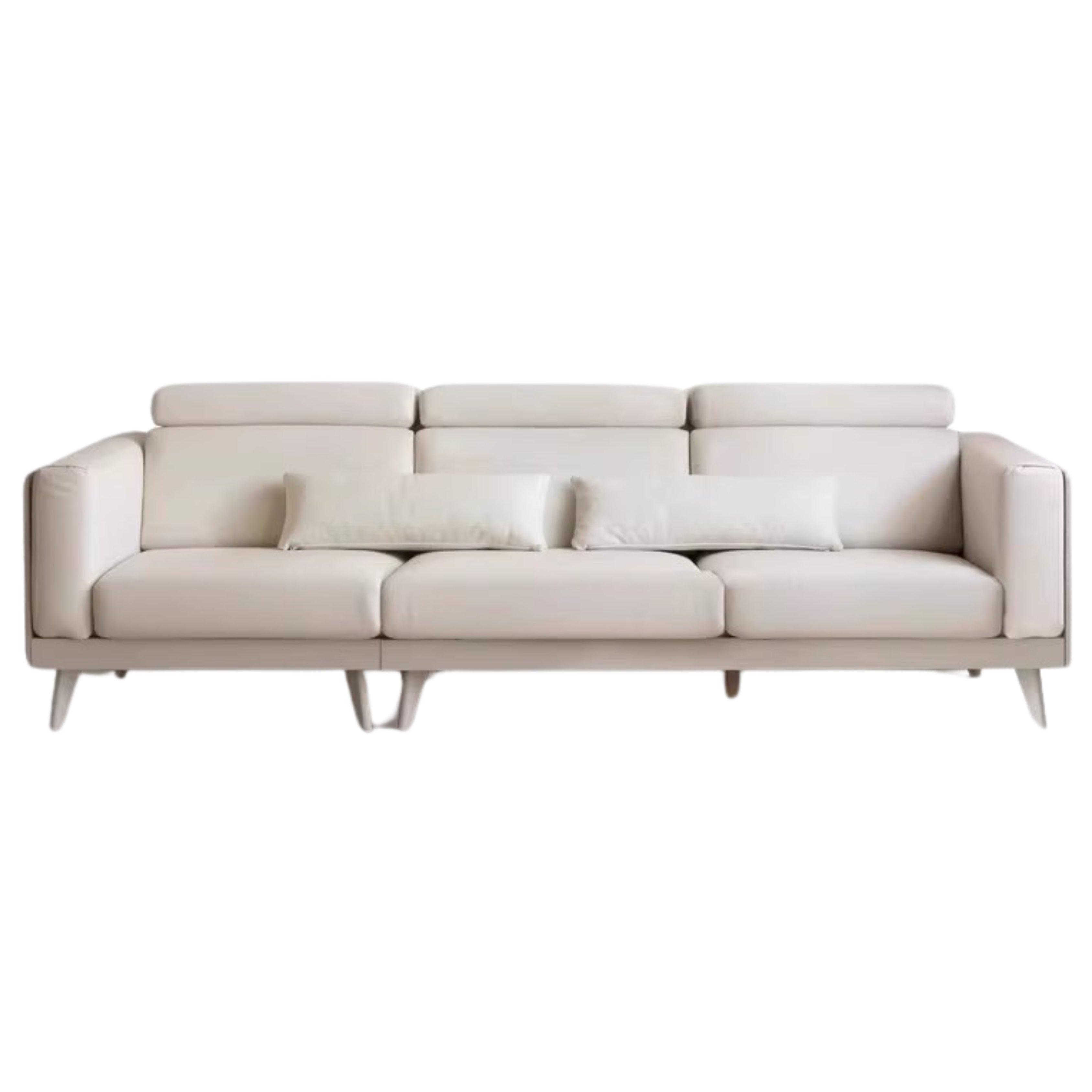 out of stock 104.3х36.2х32.6 inch / 265х92х83 cm / milk white color / sofa