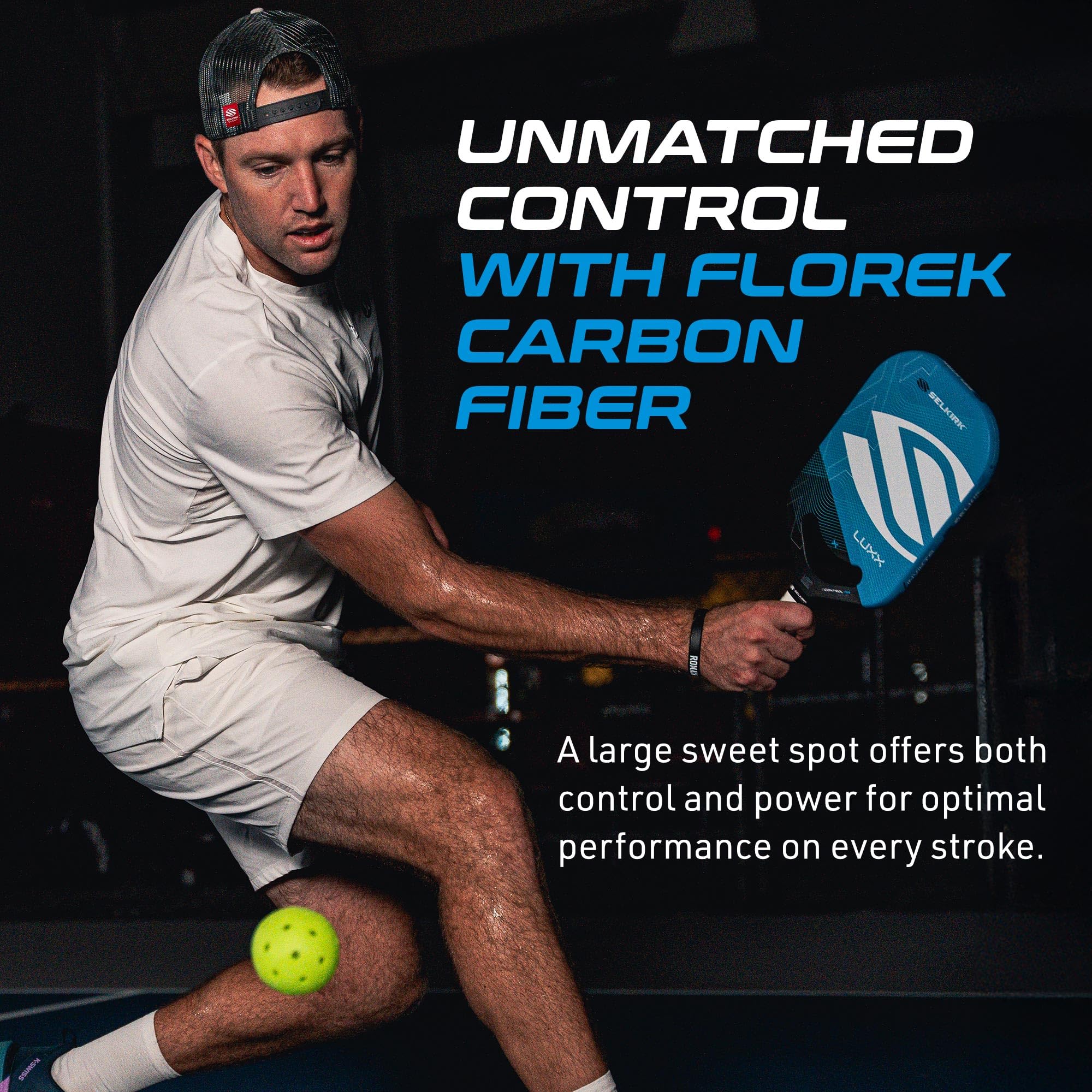 Selkirk Sport LUXX Control Pickleball Paddle - Premium Carbon Fiber Surface with Polypropylene X7 Core for Enhanced Control & Power | Perfect for Competitive Play & Recreational Games