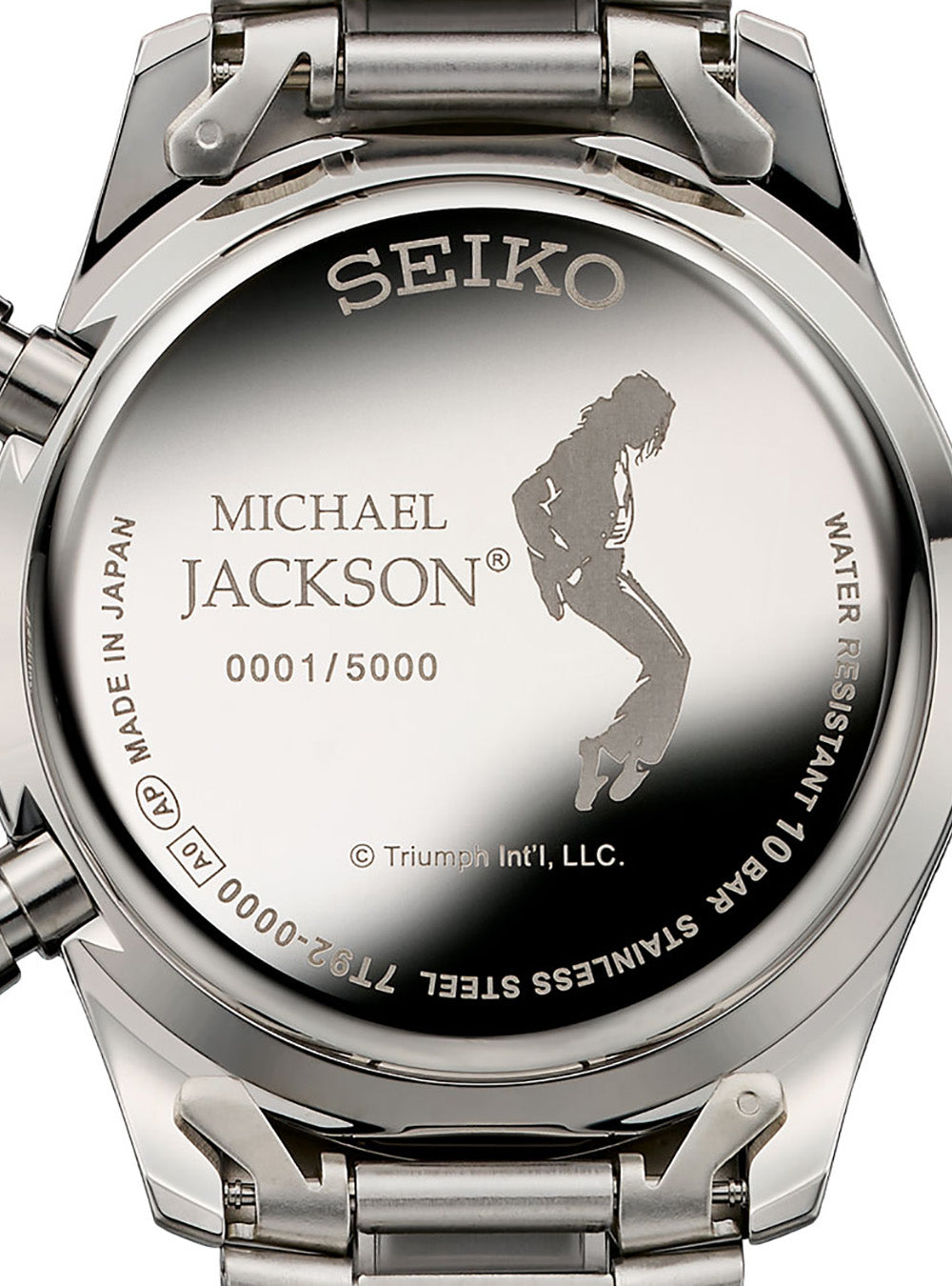 Limited Edition Michael Jackson × Seiko Collaboration Watch - Made in Japan | Perfect for Collectors & Music Fans