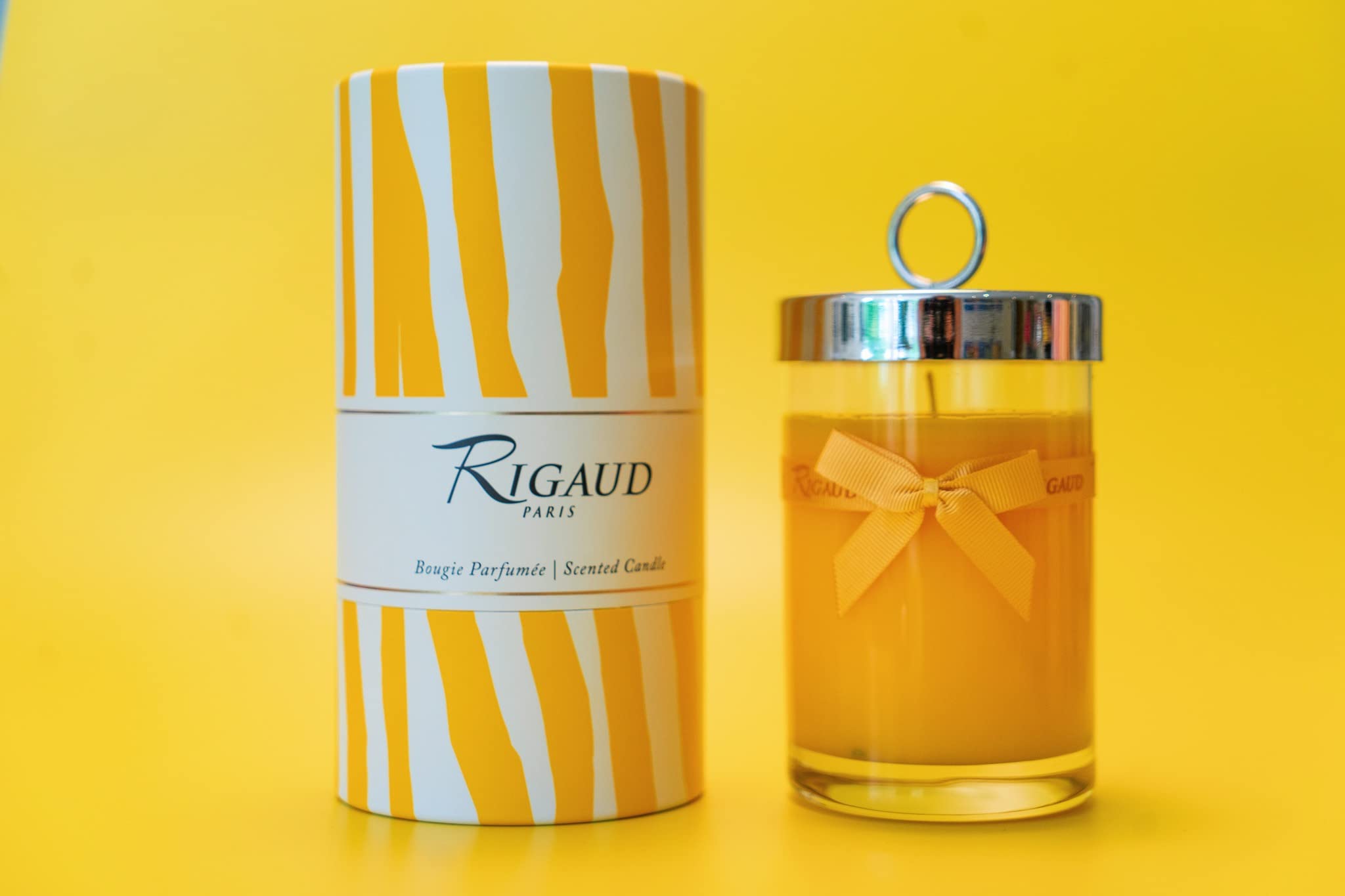 Rigaud Tournesol Large Scented Candle - 230g French-Made Soy Wax Candle with Sunflower Fragrance | Perfect for Home Decor, Relaxation & Romantic Ambiance