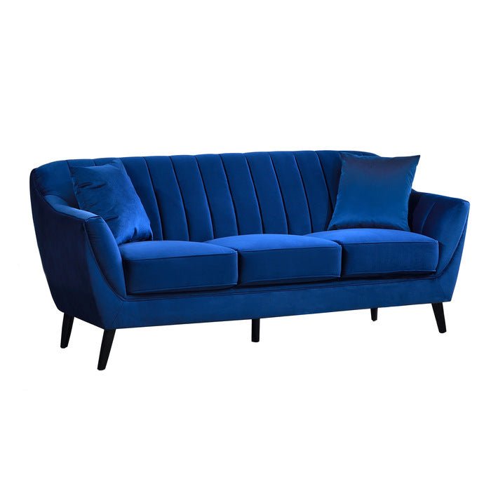 Blue Odette Collection Seating - Modern & Comfortable Sofa Set for Living Room, Lounge, and Office Spaces