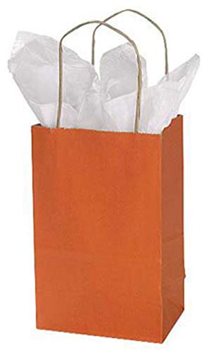 Eco-Friendly Small Kraft Shopping Bags - 5.25