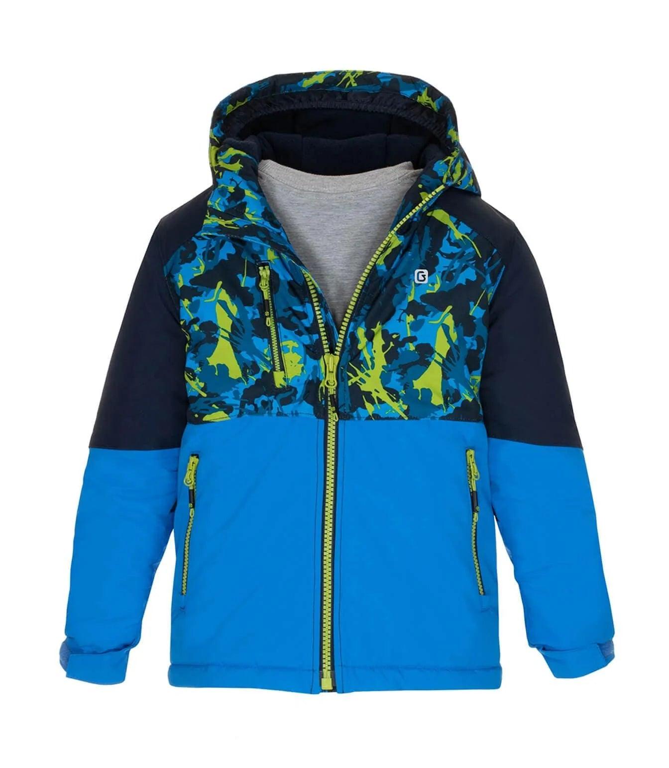 Gusti Miles Waterproof Snow Suit for Kids - Blue | Winter Outdoor Play, Skiing & Snowboarding Gear for Boys & Girls