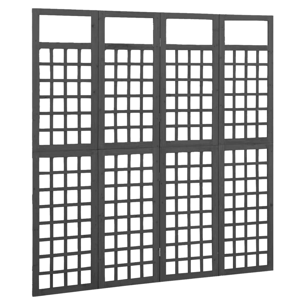 4-Panel Room Divider Screen - 63.4