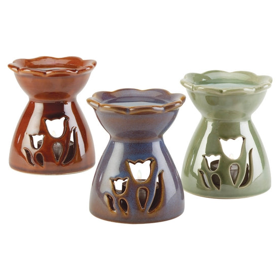 Premium Ceramic Essential Oil Warmer Diffuser - Aromatherapy for Home, Office & Spa Relaxation