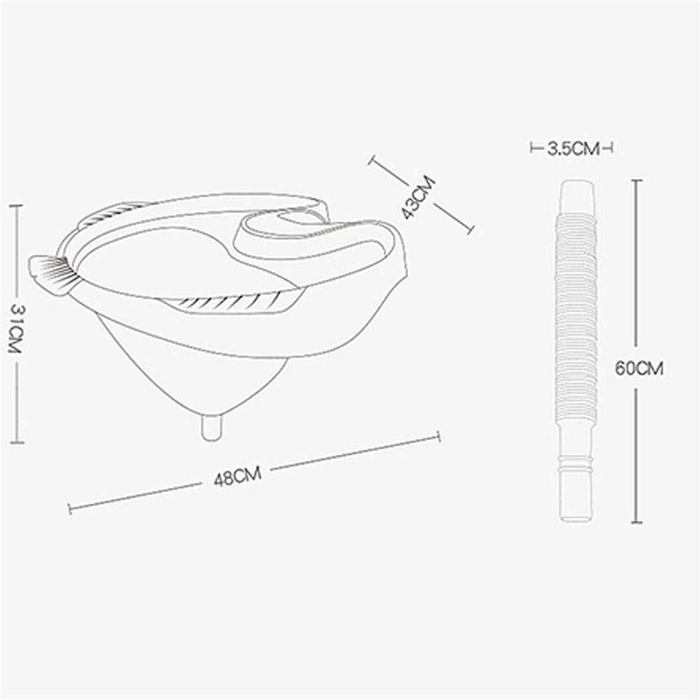 Medical Hair Washing Basin & Tray for Disabled, Pregnant Women, Elderly & Kids - Portable Shampoo Bowl for Wheelchair & Bed Use - Home Healthcare Shampooing Solution for Easy Hair Wash